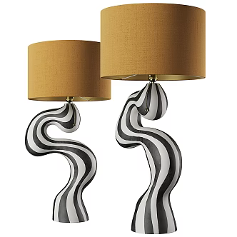 Modern Light Luxury Table Lamp 3d model