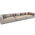 Modern Multiplayer Sofa Three-Seat Sofa 3d model