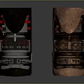 Vintage and Modern Mechanical Equipment with Metal Gears and Rusty Surfaces