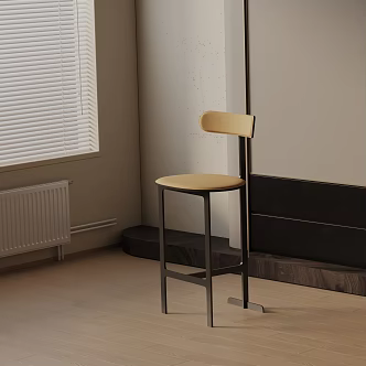 Modern Bar Chair 3d model