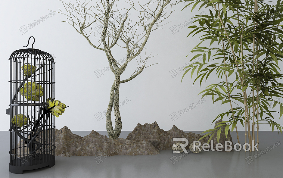 New Chinese Gardening Sick Plants model