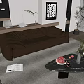 Modern Minotti Multiplayer Sofa 3d model
