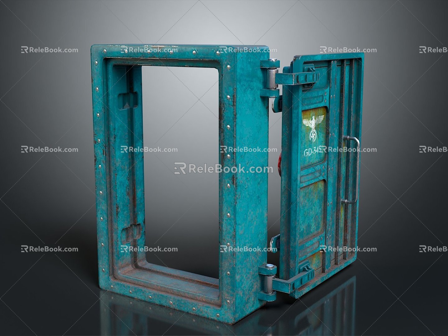 Bulkhead Door Hatch Door Safety Door Metal Seal Door Metal Door Explosion-proof Door Code Lock Biometric Door 3d model