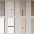 Sleek Modern Wardrobe Doors in Multiple Colors and Minimalist Handle Designs