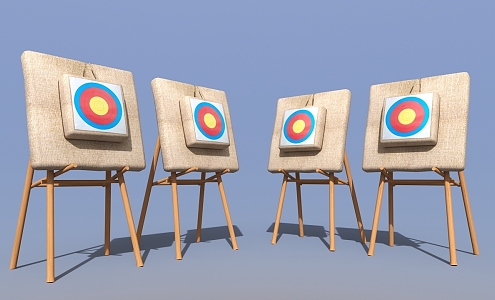 arrow target 3d model