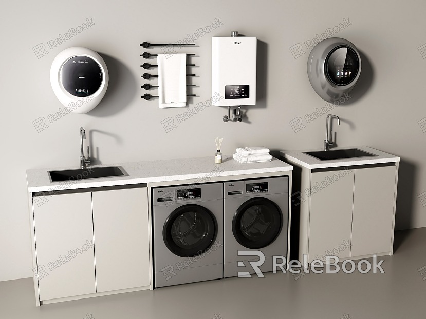 Laundry Trough Washing Machine Laundry Pool Water Heater Wall Mounted Washing Machine Mini Washing Machine Laundry Desk model