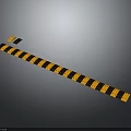 Yellow And Black Striped Rubber Traffic Speed Bump Device For Road Safety Applications