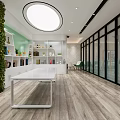 Modern Lounge Area Interior Design With Living Plant Wall Natural Decor And Wooden Flooring