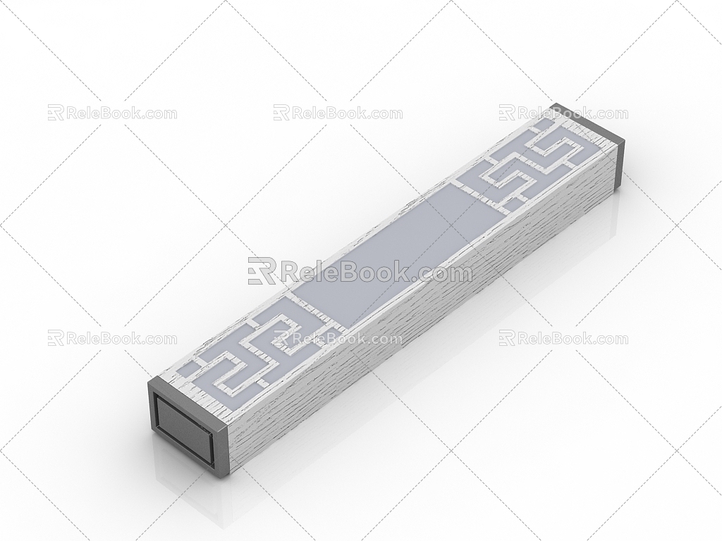 modern lamp slot 3d model