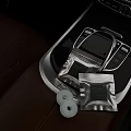 Car Interior Perfume Cosmetics Featuring White Fragrance Packets And Discs On Dashboard