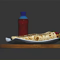 Delicious Fresh Wrap With Vegetables Tomato And Mint Leaves On Wooden Tray With Red Beverage