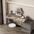 Quiet Dressing Table Simple Dressing Table Dressing Table E-commerce Products Makeup Table Bucket Cabinet 3d model