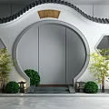 New Chinese Arch 3d model