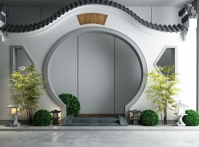 New Chinese Arch 3d model