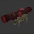 Military Grade Tactical Weapon Scope With Durable Metal Mount Bracket For Long Range Precision Shooting