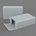 Medical Device Boxes Open And Closed For Traditional Chinese Medicine Capsules With Blue White Design