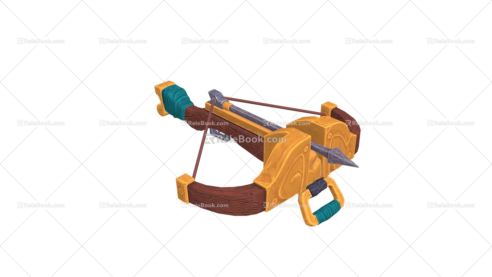 Cartoon Crossbow Cartoon Crossbow Crossbow Crossbow Game Crossbow Cold Weapon Bow Crossbow Gun Bow Arrow Crossbow 2018255907 3d model