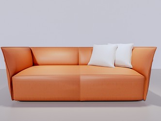 modern double sofa seat sofa 3d model