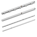 Modern LED Downlights And Spotlights Track Lighting Fixture With Multiple Lamps For Ceiling Installation