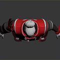 A Man Wearing Red Hoodie Black Pants And Red Shoes With Sunglasses 3D Character Design