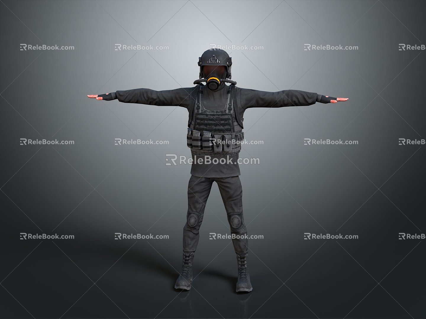 Special Forces Special Forces Special Army Special Warriors Rapid Reaction Force Soldiers Warriors 3d model