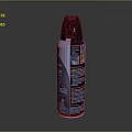 Spray Can Product With Detailed Label And Usage Instructions On Black Background