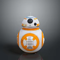 Robot Assistant Small Robot Butler Robot Butler Figure Game Figure 3d model