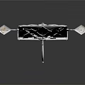 Elegant Metal Music Stand with Sheet Music Candles and Decorative Frame for Instruments
