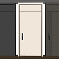 Modern Minimalist Entry Door Anti-theft Door Top Single Door Sub-mother Door Door Password Door 3d model