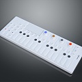 Electronic organ musical instrument keyboard musical instrument electronic music electronic musical instrument Western musical instrument Western musical instrument 3d model