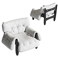 Silent Wind Single Sofa 3d model