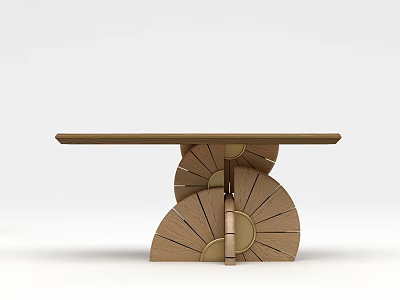 Modern Wooden Shower Sauna with Spiral Fan Shaped Design and Minimalist Aesthetic 3d model