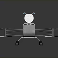 High Tech Multi Rotor Drone With Central Equipment Bay And Stable Landing Gear