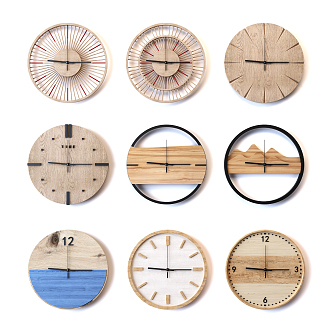 Nordic Clock 3d model