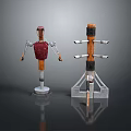 Game And Movie Robot Characters With Red Orange Torsos Silver Limbs And Unique Bases