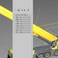 Heavy Duty Yellow Mobile Crane Truck With Long Boom For Road Infrastructure Construction