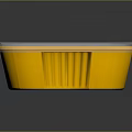 Rectangular Aluminum Foil Food Container Set With White Lid And Golden Base For Food Storage