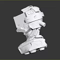 Sci-Fi Helmet Alien Helmet High Tech Helmet Game Helmet 3d model