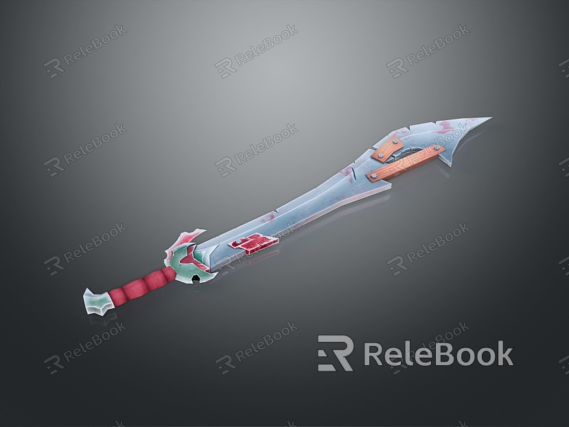 Final Fantasy Big Swords Final Fantasy Weapon Knife Magic Knife Weapon Cold Weapon Realistic model