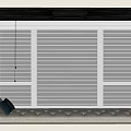 Venetian blinds Floating Window Curtain Shangri-La Curtain Honeycomb Curtain Vertical Curtain Cloth Curtain Cushion 3d model