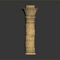 Columns Stone Columns Stone Columns Old Columns Roman Columns Roman Columns Classical Columns Greek Columns 3d model
