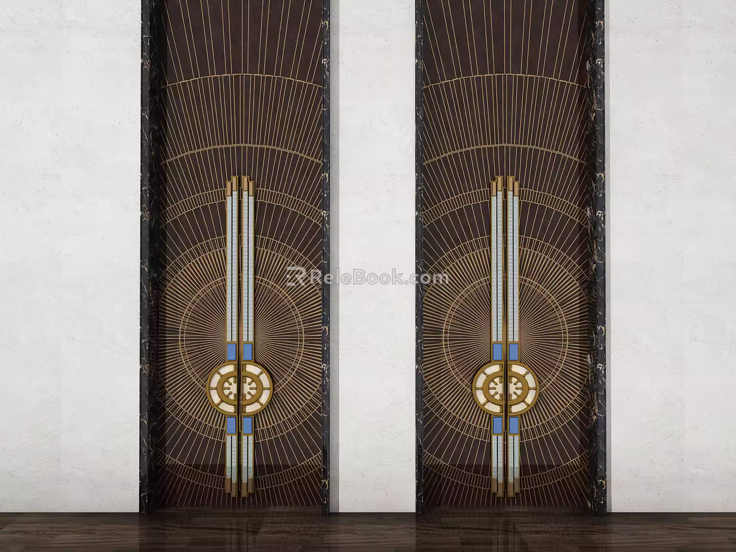 Modern Gate Metal Gate 3d model