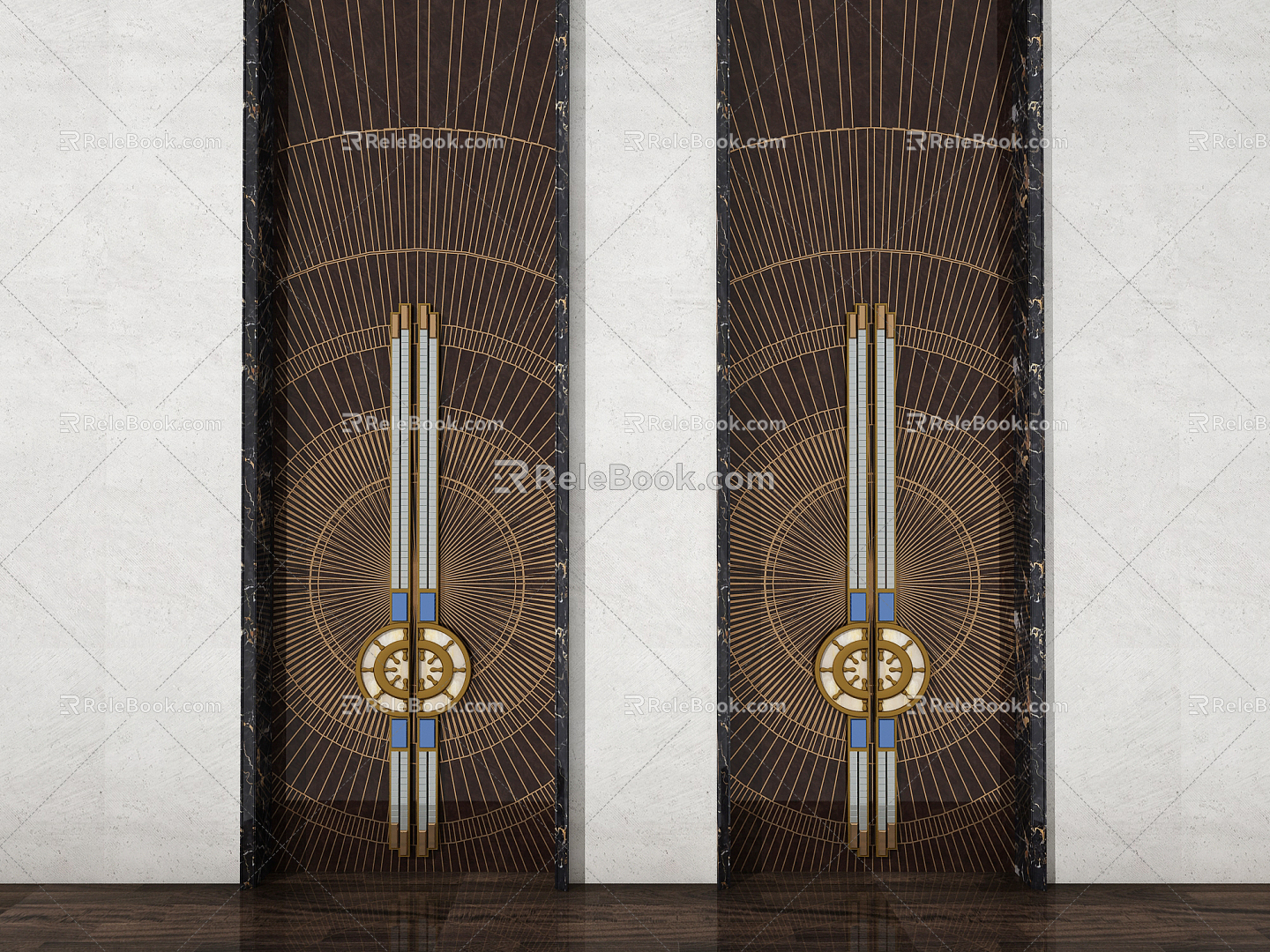 Modern Gate Metal Gate 3d model