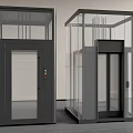 Modern Elevator 3d model