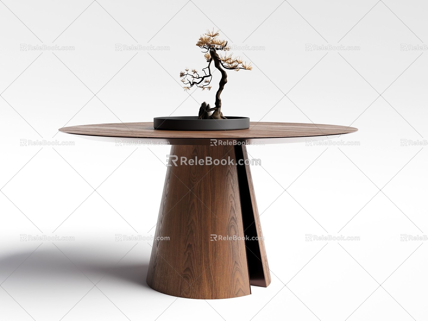 Table Round Table 3d model