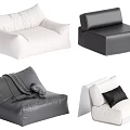 Modern Single Sofa 3d model