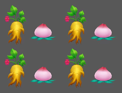 Modern Cartoon Fairy Peach Fruit 3d model