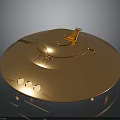 Golden Cosmic Aerospace Craft Design With Symbolic Structure For Space Exploration