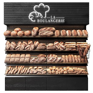 Modern Display Cabinet Supermarket Bread Rack Bread Cabinet Breakfast Bread Cake Cabinet Dessert Bread Cabinet Rack Shelf Jewelry Cabinet 3d model