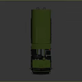 Green Tank Truck Featuring Large Storage Tank And Multiple Wheels Design